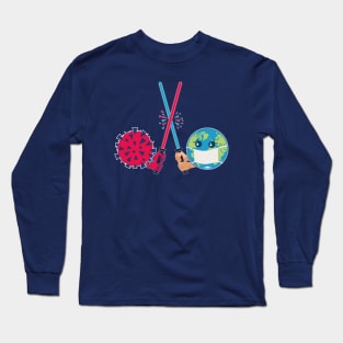 Earth versus Virus Long Sleeve T-Shirt